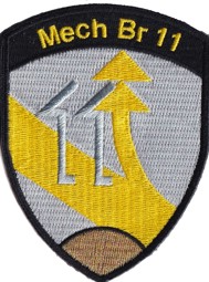 Bild von Mech Brigade 11 gold  Badge ohne Klett